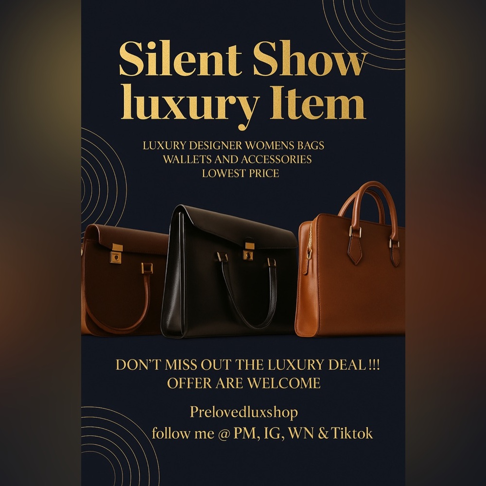 🔥 SILENT SHOW LUXURY & DESIGNER - Picture 2 of 8